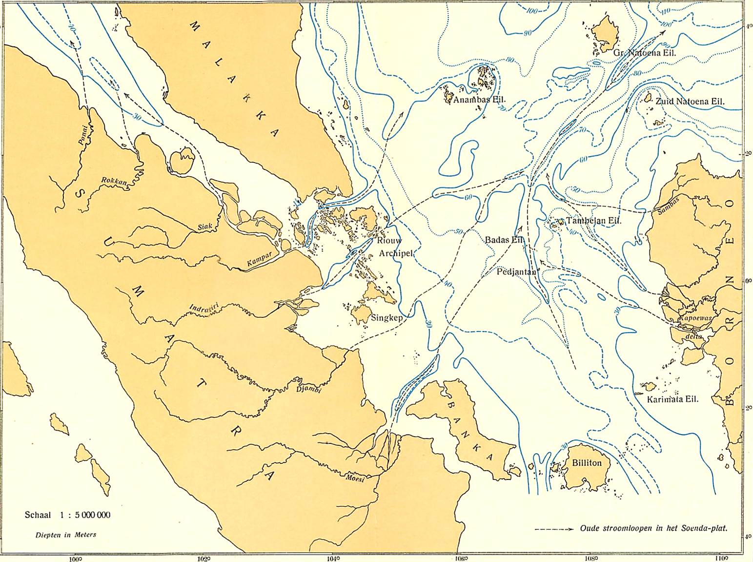 Drowned Pleistocene incised river valleys on Sunda Shelf