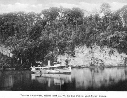 Tertiary limestones near Fak-Fak, Onin Peninsula, W Papua